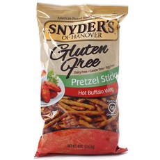 SNYDER'S 無麩質水牛城辣雞翅椒鹽脆餅棒, 226.8g, 1袋