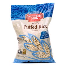 Arrowhead Mills 膨化米穀物, 1個, 170克
