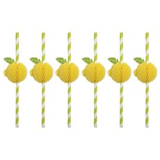 SUNNYLIFE 稻草檸檬一般稻草, 1個, 12件