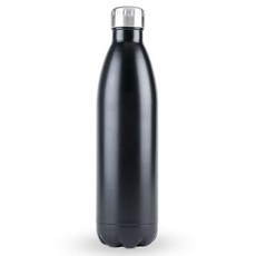 true 便攜式水瓶, 750毫升, 啞光黑