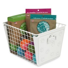 SPECTRUM 多樣化設計 Maclean 四籃廚房儲物籃/籃子, 1個, 白色的