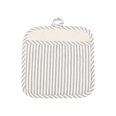 KAF HOME Pot Mitt 烤箱手套 Metro Stripe Square, 1個, 白鑞