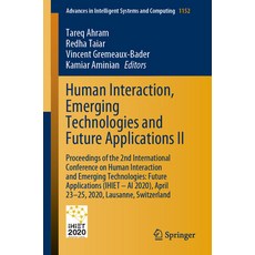 (英文圖書) Human Interaction Emerging Technologies and Future Applications II: Proceedings of the 2nd I... 平裝版, Springer, 英文