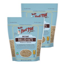 Bob's Red Mill 即食全麥燕麥片, 907g, 2包