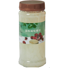 JJ蛋糕烘焙 荔枝椰果 Q彈爽脆 清甜風味 飲品甜點搭配, 550g, 1個, 1個裝