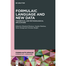 (英文圖書) Formulaic Language and New Data 精裝版, de Gruyter, 英文