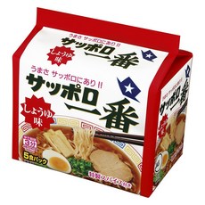 Sapporo Ichiban 札幌一番醬油拉麵 5包入, 1個