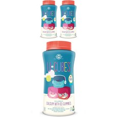 SOLGAR U Cubes兒童鈣D3軟糖, 3罐, 120顆