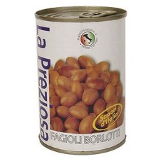 LaPreziosa Fagioli Borlotti豆罐頭, 10個, 400g