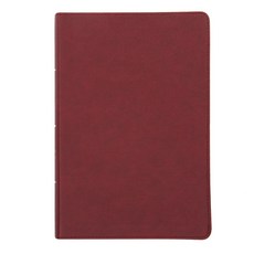 (英文圖書) NASB Giant Print Reference Bible Burgundy Leathertouch Imitation Leather, Holman Bibles, 英文, 人造皮革