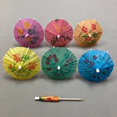 竹木造咖 紙傘籤, 1個, 1個裝