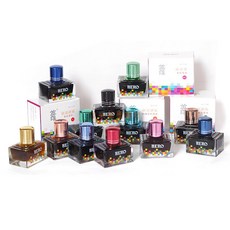 【汶采】英雄彩色墨水40ml 12色 非碳素鋼筆墨水 單瓶賣場, 深藍, 1個