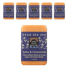 ONE WITH NATURE 海鹽洋甘菊礦物三重溫和香皂, 200g, 6個