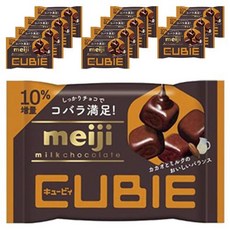meiji 明治 CUBIE牛奶巧克力方塊, 12個, 42g