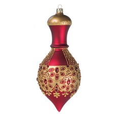 Sullivans Pilgrea 洋蔥裝飾品, 紅+金