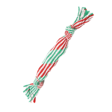 糖果造型耐咬發聲狗玩具 - 減壓磨牙抗憂鬱, red + white + green, 1個