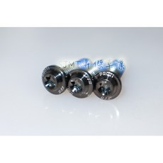 SJMT昇傑 Proti Vespa GTS300 衝刺 春天 鈦合金碟盤螺絲, 鈦黑色, 1個