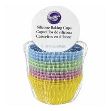 Wilton 惠爾通 矽膠烤鬆餅杯 6 x 5cm, 12件, 混色
