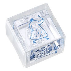 KING JIM HITOTOKI 冰塊水晶印章 女孩 22mm, 1個, 不適用