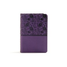 (英文圖書) KJV Large Print Compact Reference Bible Purple Leathertouch Imitation Leather, Holman Bibles, 英文, 仿皮