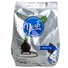 york 黑巧克力薄荷餡餅, 1包, 340g