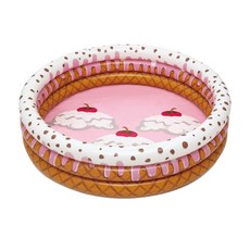 Bestway 冰淇淋充氣泳池51144，兒童戲水，夏日消暑，可愛造型，安全耐用