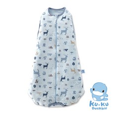 KUKU酷咕鴨 超好眠成長懶人包巾 嬰兒懶人包巾 防驚嚇包巾 四季通用