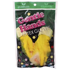 EAGLE HOME PRODUCTS 溫和手部乳膠一般一次性手套 L, 1入, 1個