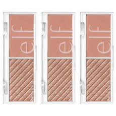 e.l.f. 臉部雙色打亮+腮紅 4.6g, 3入, Spiced Apple