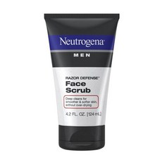 Neutrogena 露得清 男用刮鬍去角質磨砂膏, 1個, 124ml