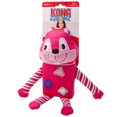 KONG 拼貼造型玩偶寵物犬玩具, 1個, 粉色的