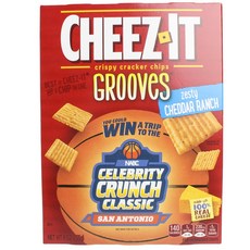 CHEEZ-IT Groove Crackers Chips Cheddar Ranch餅乾, 1盒, 255g