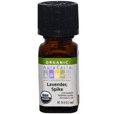 Aura Cacia 香薰精油, 7.4ml, Lavender&Spike, 1瓶