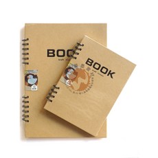 POTENTATE遵爵 純木漿牛皮紙本 A5/A4 螺旋裝訂 素描本 繪畫本, A5(Z4920509)