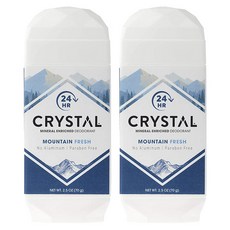 CRYSTAL 清新礦物除臭劑, 2個, 70克