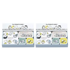 Tamahashi 史努比可微波密封保鮮盒組, 2組, 4個