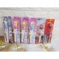 卡通學習筷湯匙, 不鏽鋼湯匙~ 白雪公主,本體約高度19公分