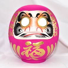 達摩不倒翁 20cm高 群馬縣高崎生產 日本製 開運吉祥 大願成就 桃色, 粉紅色, 1個