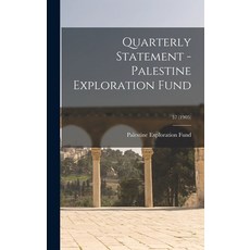 (英文圖書) Quarterly Statement - Palestine Exploration Fund; 37 (1905) 精裝版, Legare Street Press, 英文