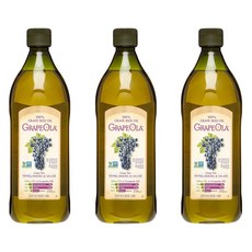 GRAPEOLA 葡萄籽油, 3個, 1L