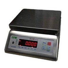 仲恆LSW電子防水桌秤 IP68防水等級 一年保固 精準測量, 30kg, 銀色, lsw