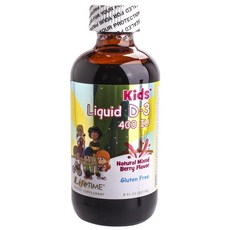 LifeTIME 維他命D-3 400 IU補充液 綜合漿果味, 1瓶, 237ml
