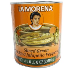 LA MORENA 醃製切片墨西哥辣椒, 1個, 2.89公斤