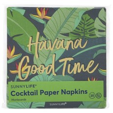 SUNNYLIFE 雞尾酒紙設計餐巾紙, 20入, 蒙特維多