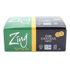 Zing Zing營養棒, 黑巧克力薄荷, 12入, 50g