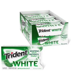 Trident 綠薄荷口香糖, 144入, 1.5g