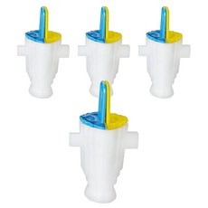 Cuisipro Pro 雙口味流行模具冰淇淋模具套組, 1個, 藍色+黃色