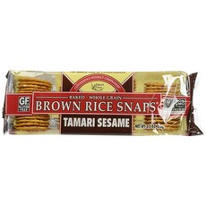 Edward&Sons 無麩質糙米餅乾 胡麻醬口味, 1盒, 100g