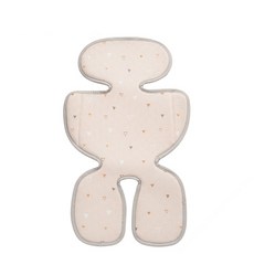 GIO超透氣涼爽推車坐墊 花色款 - 3D透氣網層 網洞排汗布 大面積包覆 推車汽座通用, 伯爵山丘, 1個