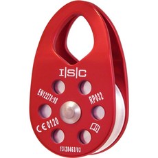 英國 ISC Medium Single Pulley 中型單孔滑輪 紅色 RP032A 攀岩滑輪, 詳見包裝